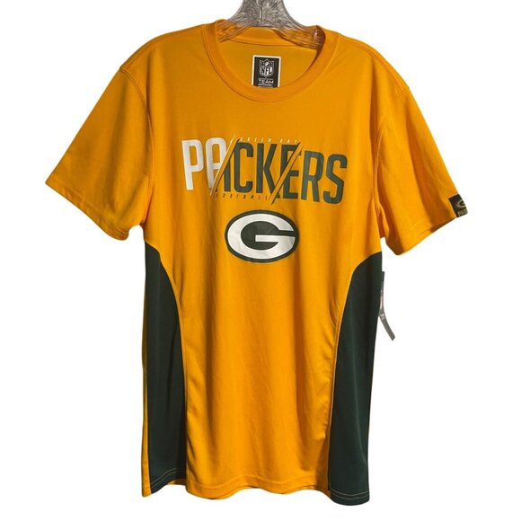 NFL Team Apparel Green Bay Packers Performance T-Shirt Mens Medium - Picture 1 of 12